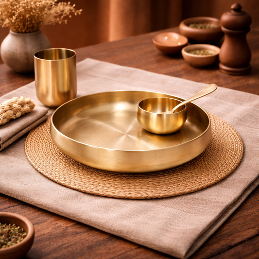 Bronze Dinner Set - Baby | 4 Items