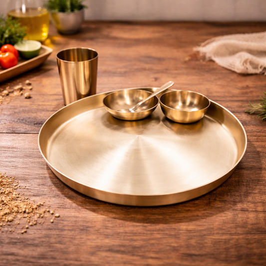 Bronze Dinner Set - Delight | Thali XX"