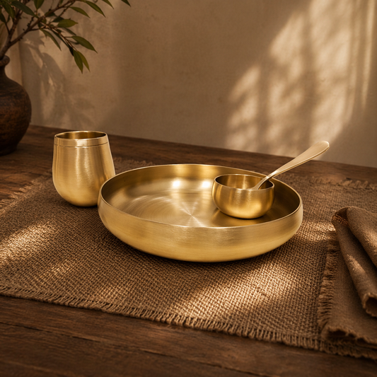 Bronze Dinner Set - Baby | 4 Items