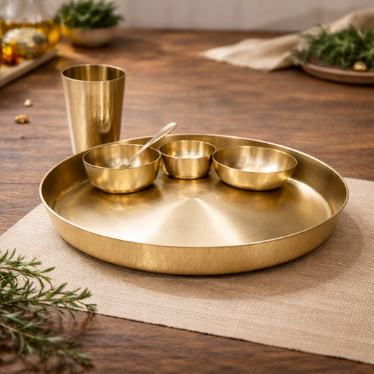 Bronze Dinner Set | 6 Items